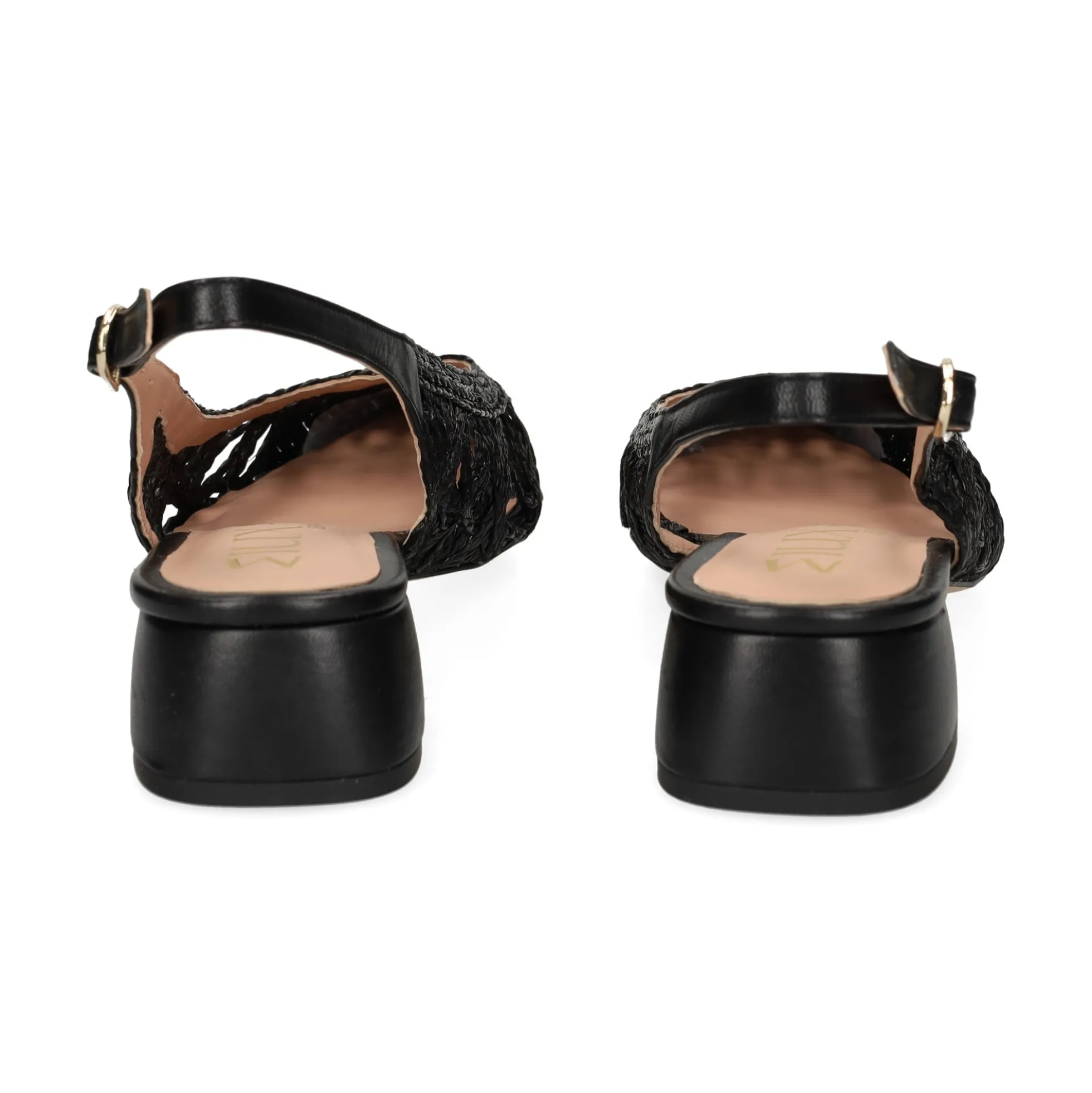 MIUXA Zapatos de tacón bajo KAIANE NEGRO/NEGRO