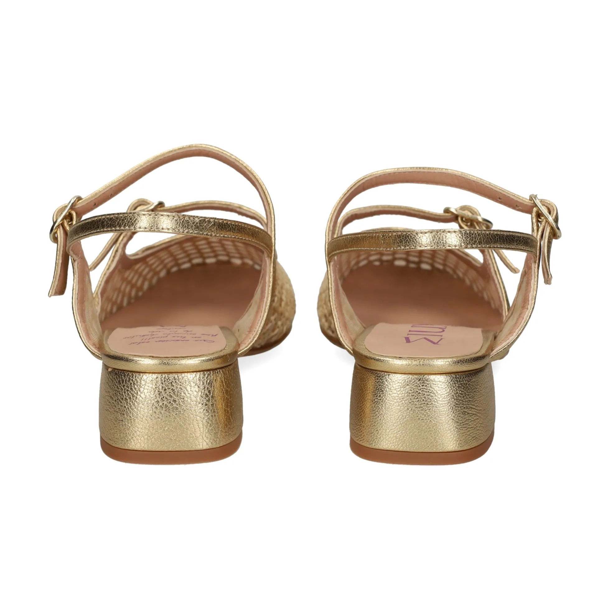 MIUXA Zapatos de tacón bajo UJAMI BASKET/LINGOTE