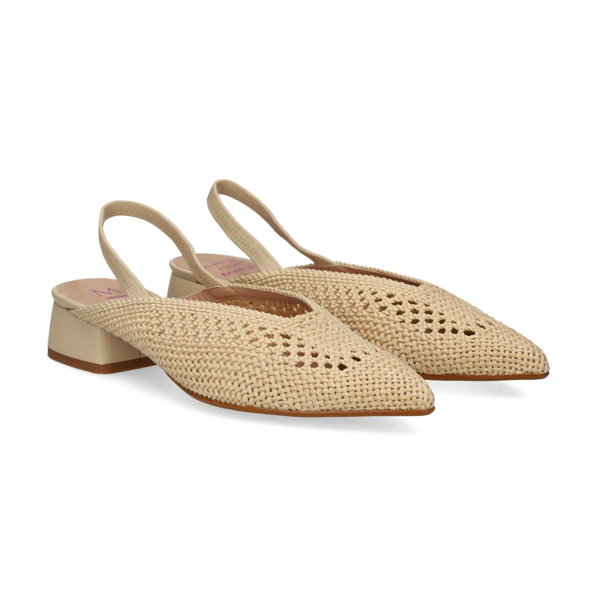 MIUXA Zapatos de tacón bajo PERA BEIGE