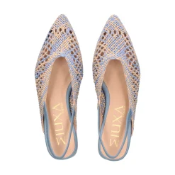 MIUXA Zapatos de tacón bajo PERA MULTI AZUL