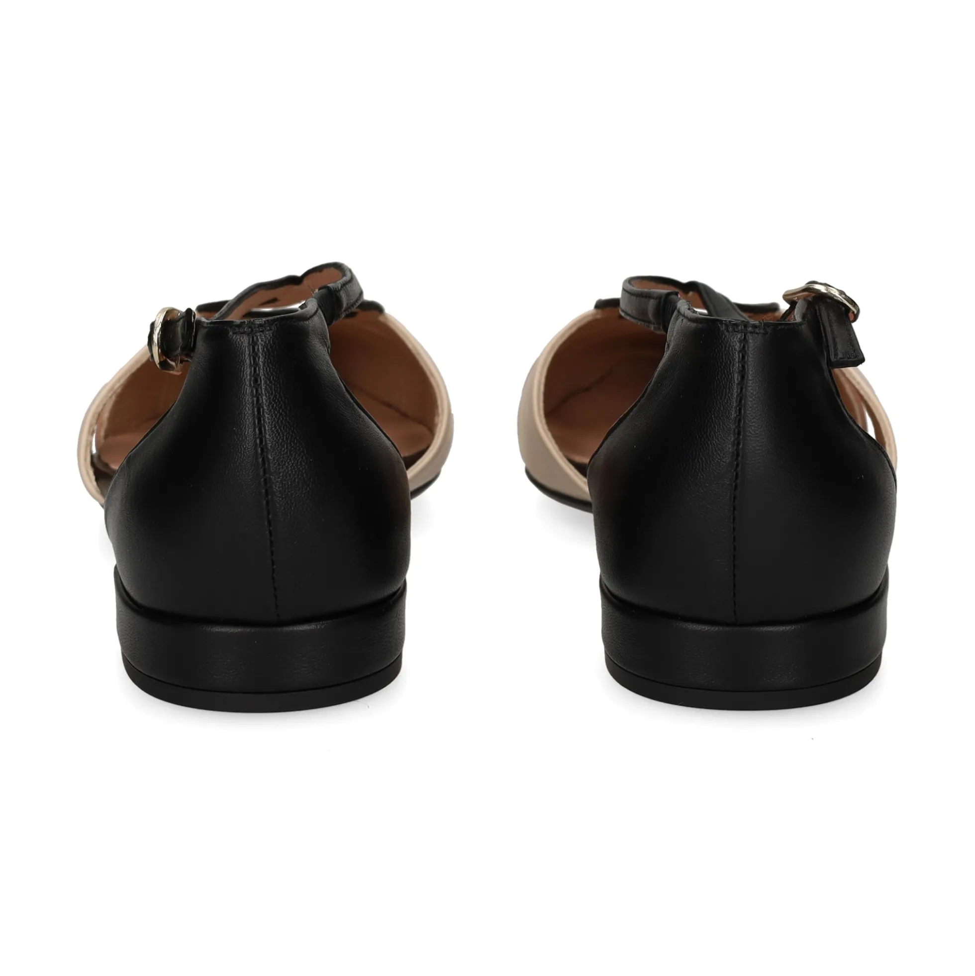 MIUXA Zapatos planos de Mujer ZANDY AFRO/LAP/NEGRO