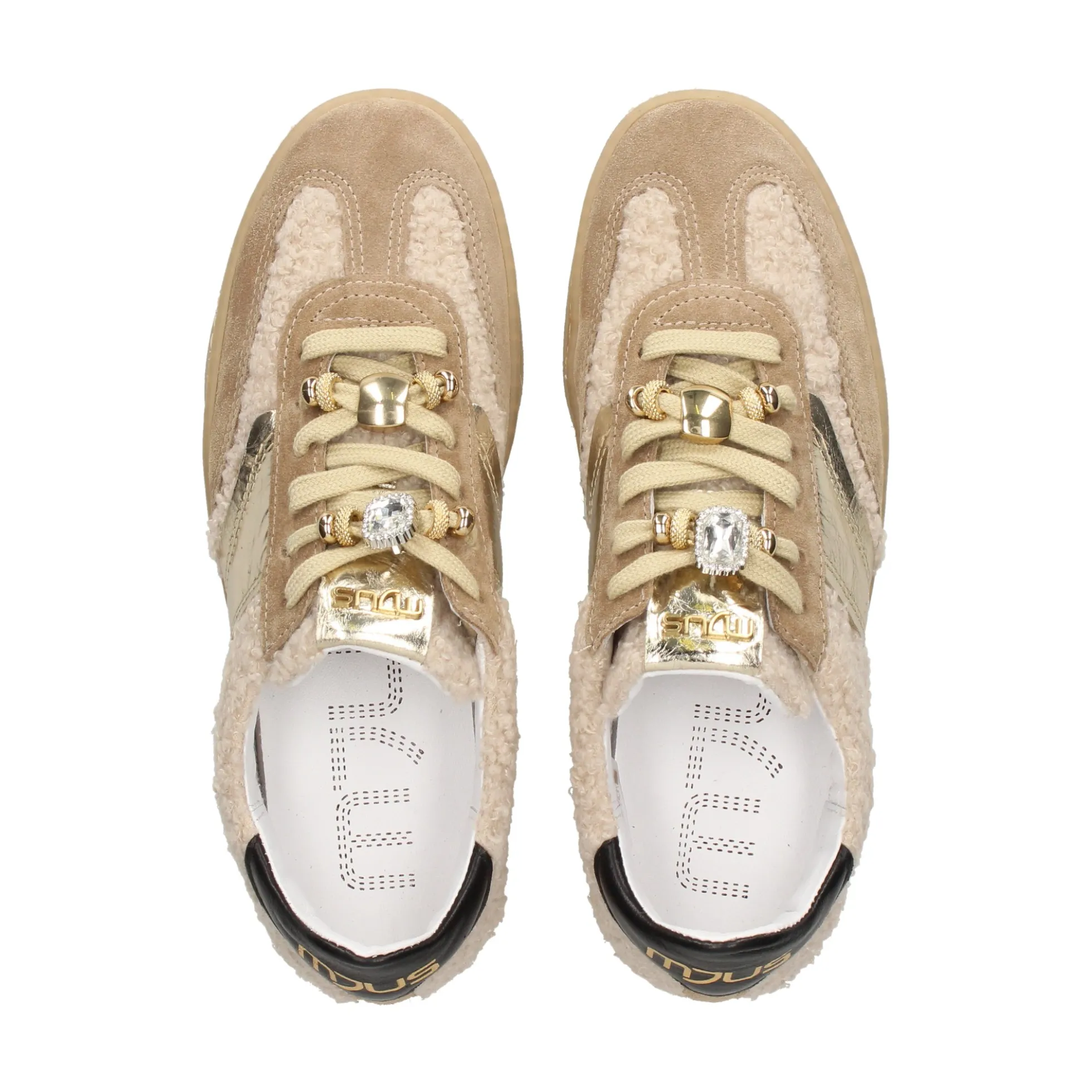 MJUS Zapatillas de Mujer T94172 COCCO+SABBIA+