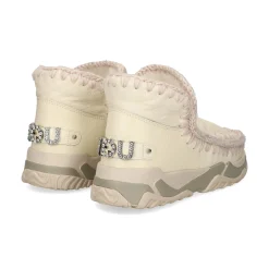 MOU Botines planos de Mujer Eskimo Trainer logo rhinestone WXWHI
