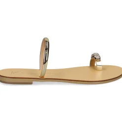 NICOLAS LAINAS Sandalias planas de Mujer 243-T ORO