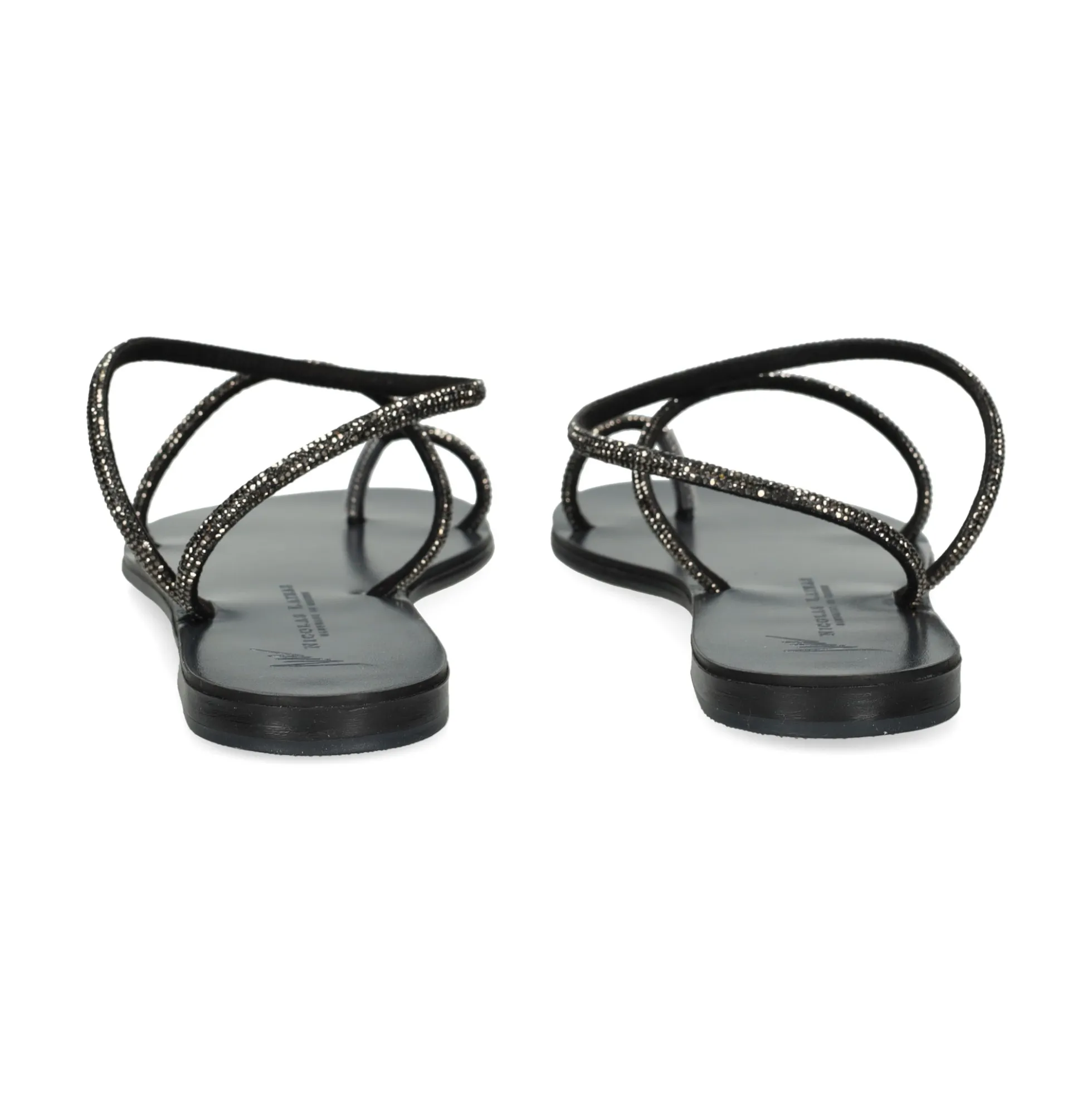 NICOLAS LAINAS Sandalias planas de Mujer 63-TCM GRAFITO