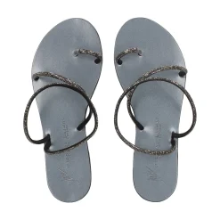 NICOLAS LAINAS Sandalias planas de Mujer 63-TCM GRAFITO