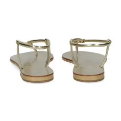 NICOLAS LAINAS Sandalias planas de Mujer 53-GM ORO
