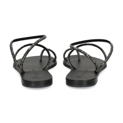 NICOLAS LAINAS Sandalias planas de Mujer 63-TC NEGRO