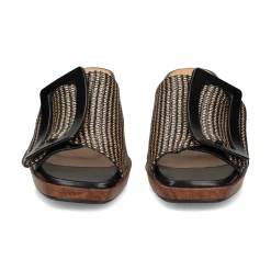 NOA HARMON Sandalias con plataforma de Mujer 009262-0067 NEGRO-CUERO