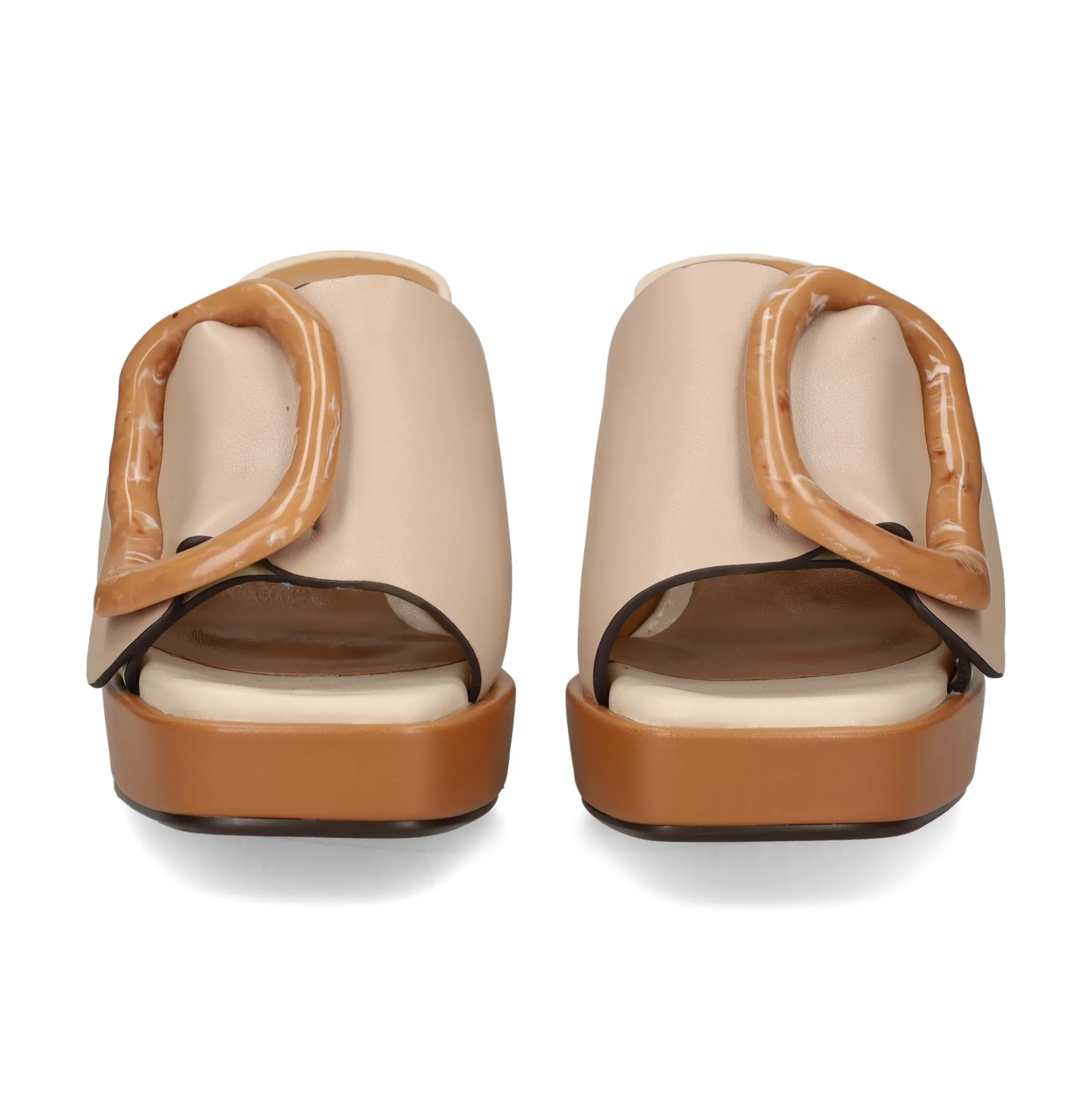 NOA HARMON Sandalias con plataforma de Mujer 009677-0M28 TAUPE MULTI