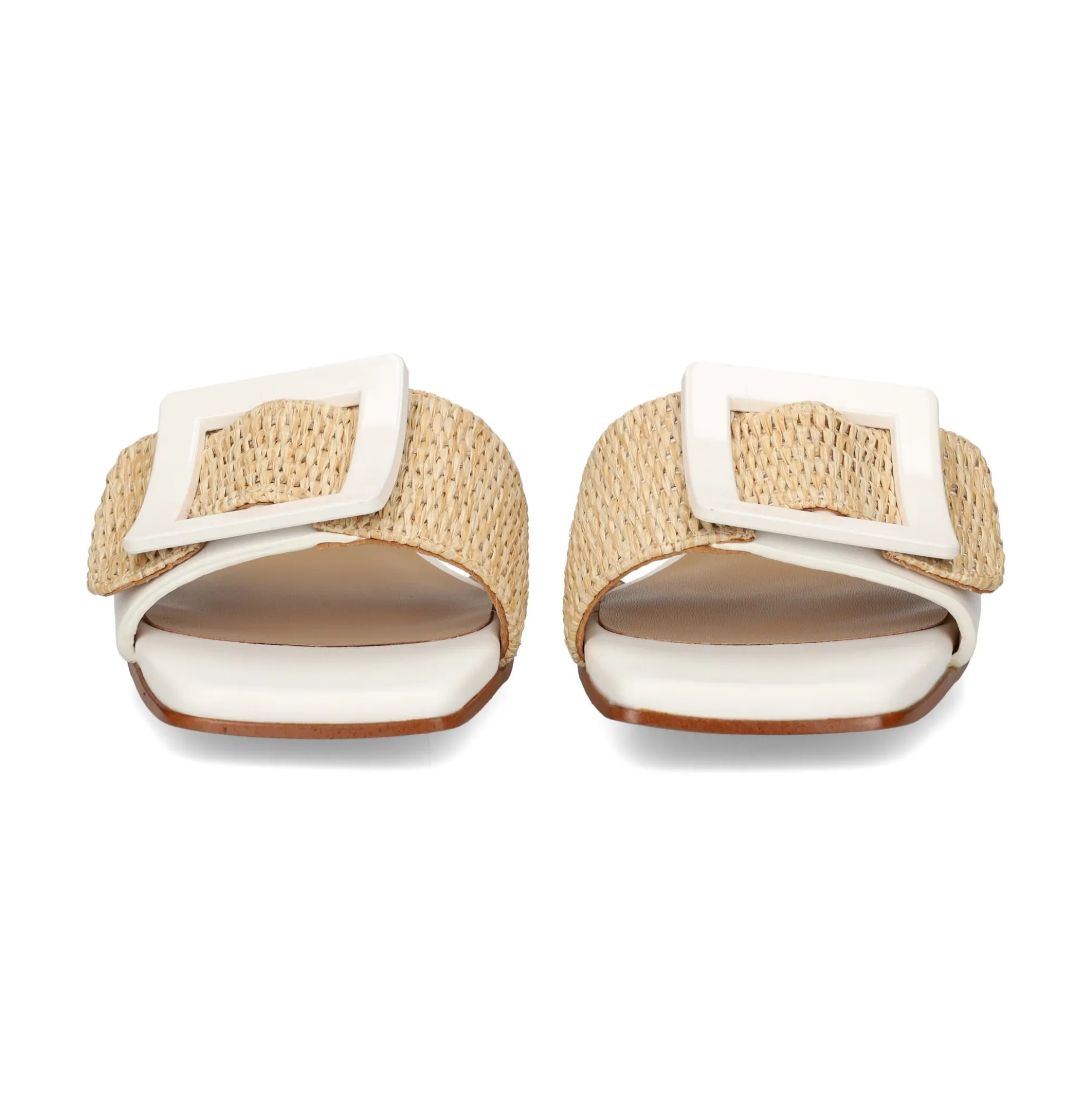 NOA HARMON Sandalias planas de Mujer 009232-0M00 BLANCO