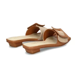 NOA HARMON Sandalias planas de Mujer 008967-0M07 MULTICOLOR CUER
