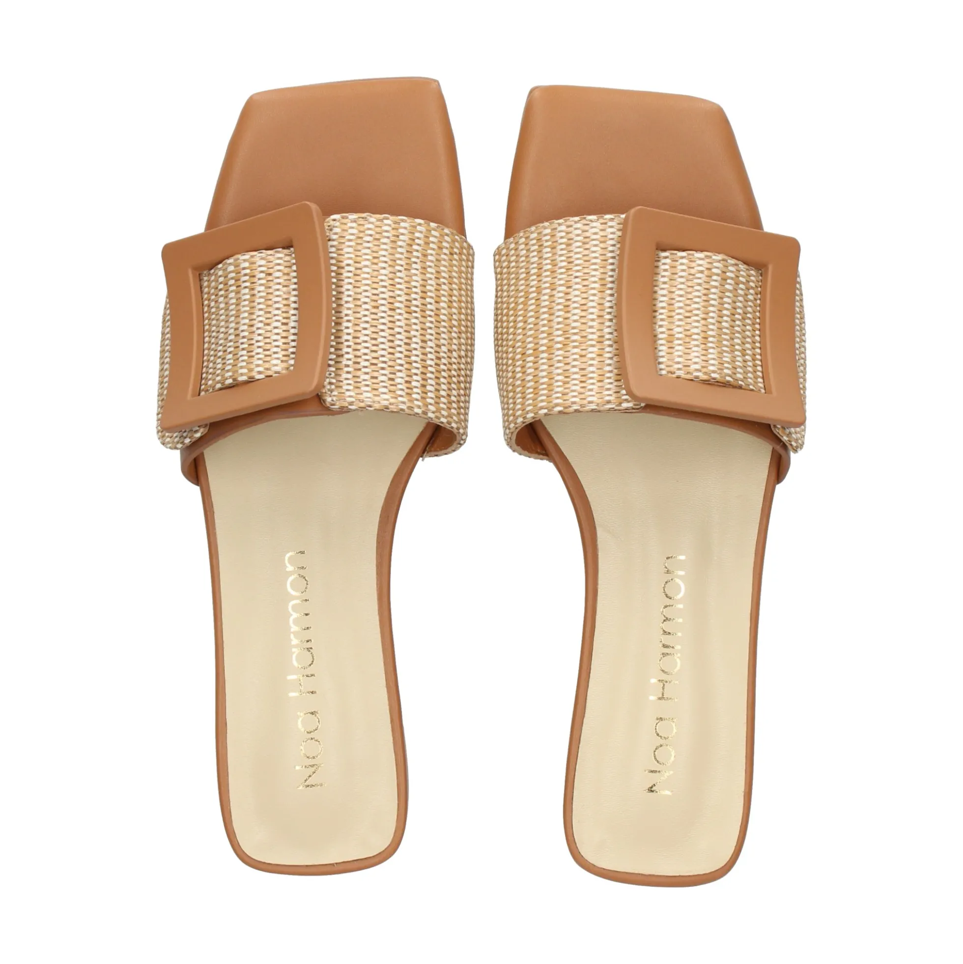 NOA HARMON Sandalias planas de Mujer 008967-0M07 MULTICOLOR CUER