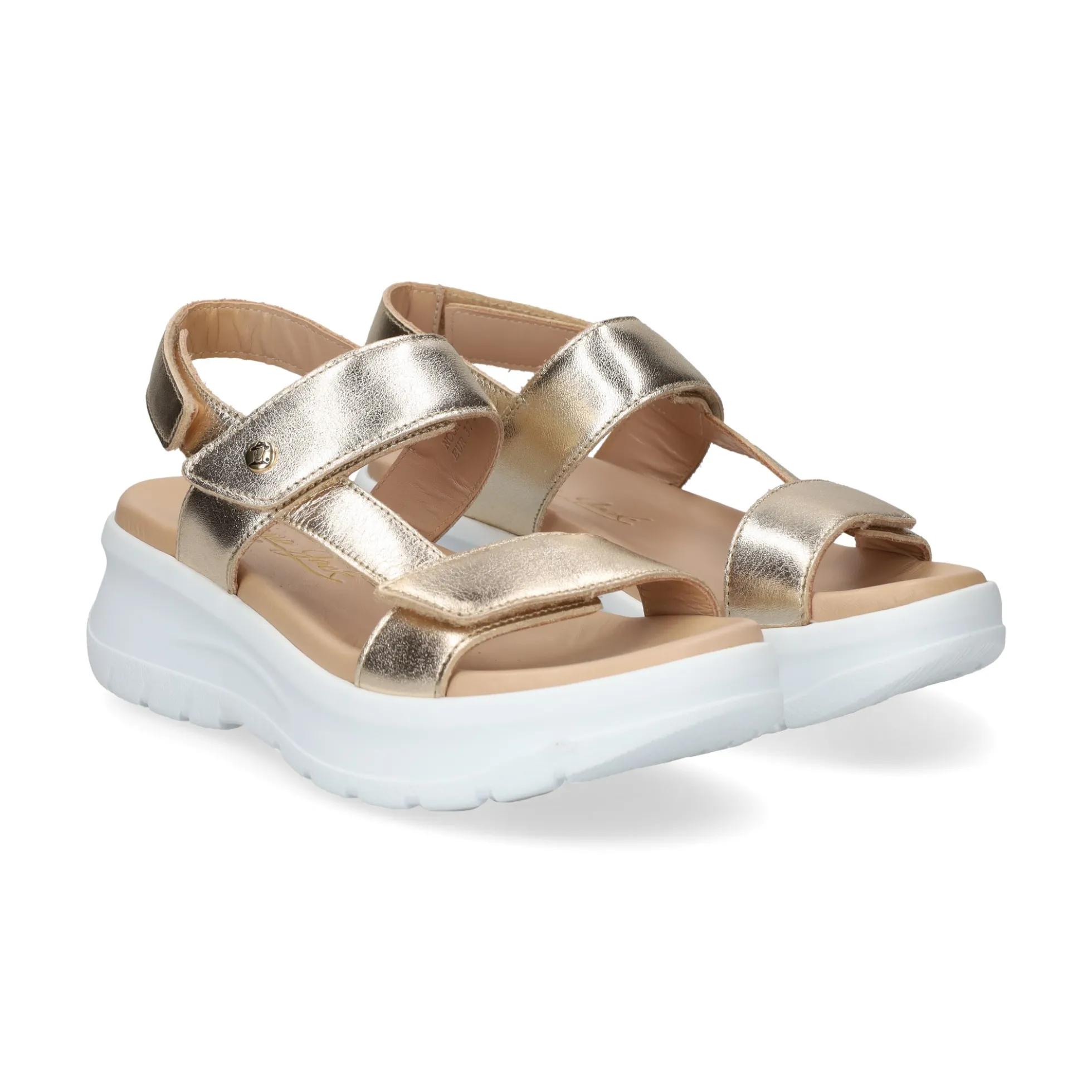 PANAMA JACK Sandalias con plataforma de Mujer Noor Shine B1 Oro