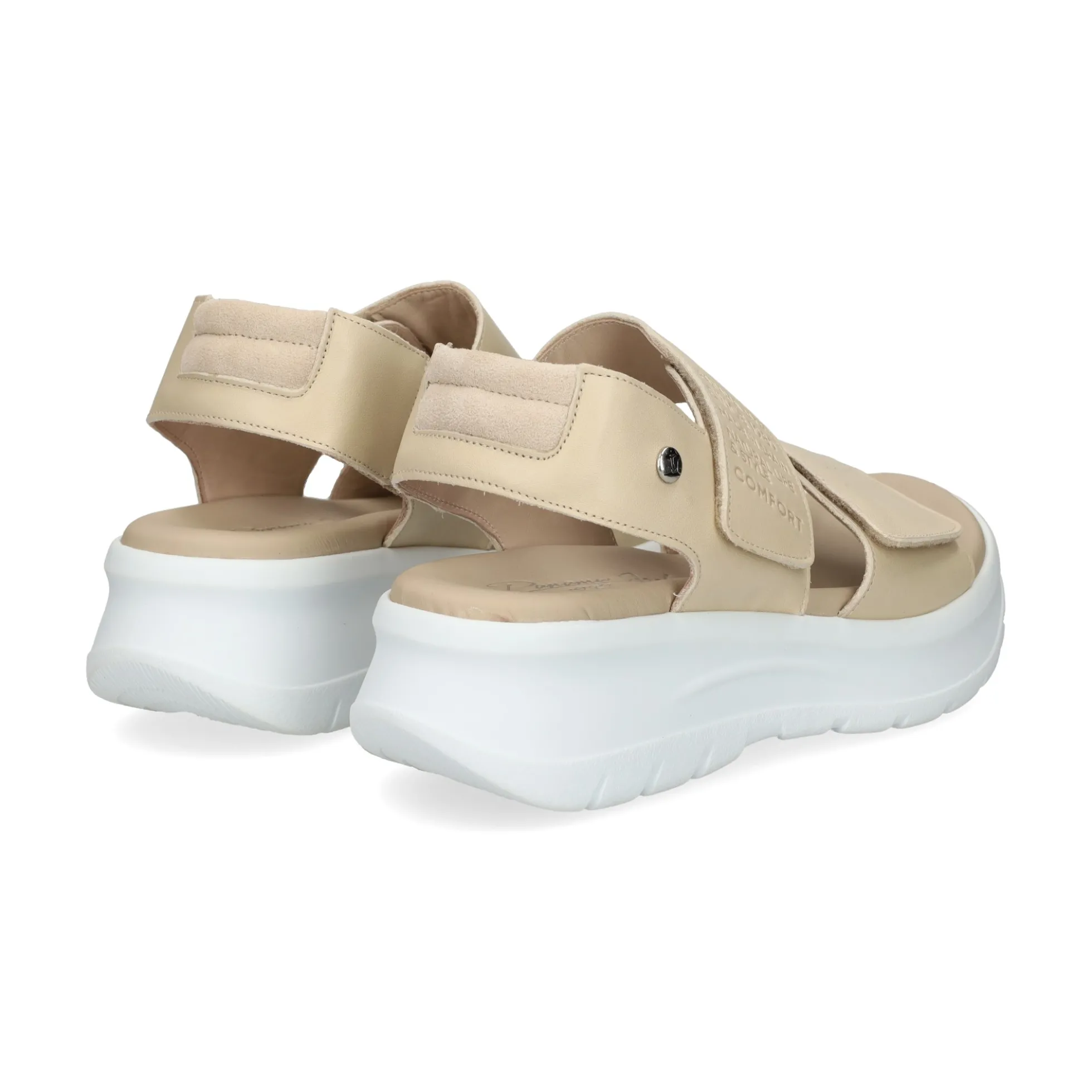 PANAMA JACK Sandalias con plataforma de Mujer Noah B2 CRUDO