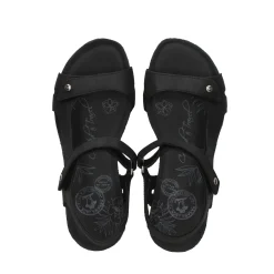 PANAMA JACK Sandalias cuña de Mujer Varel B1 NEGRO