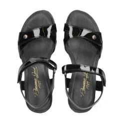 PANAMA JACK Sandalias cuña de Mujer Julia B63 NEGRO