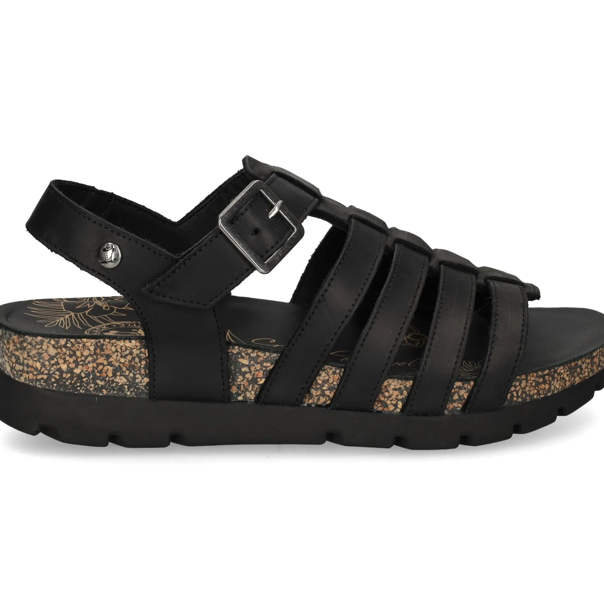 PANAMA JACK Sandalias planas de Mujer Sasha B1 NEGRO