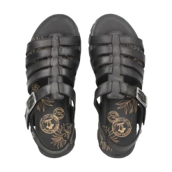 PANAMA JACK Sandalias planas de Mujer Sasha B1 NEGRO