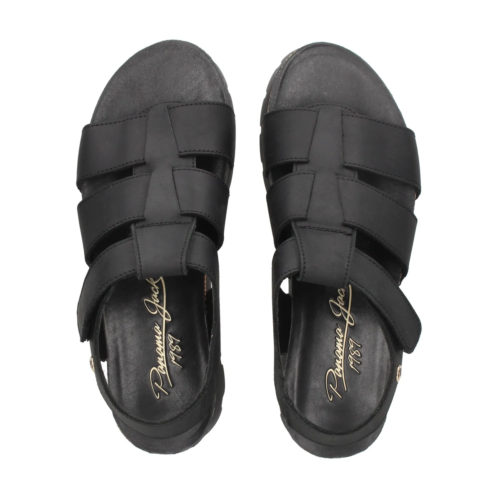 PANAMA JACK Sandalias planas de Mujer Sammy B1 NEGRO