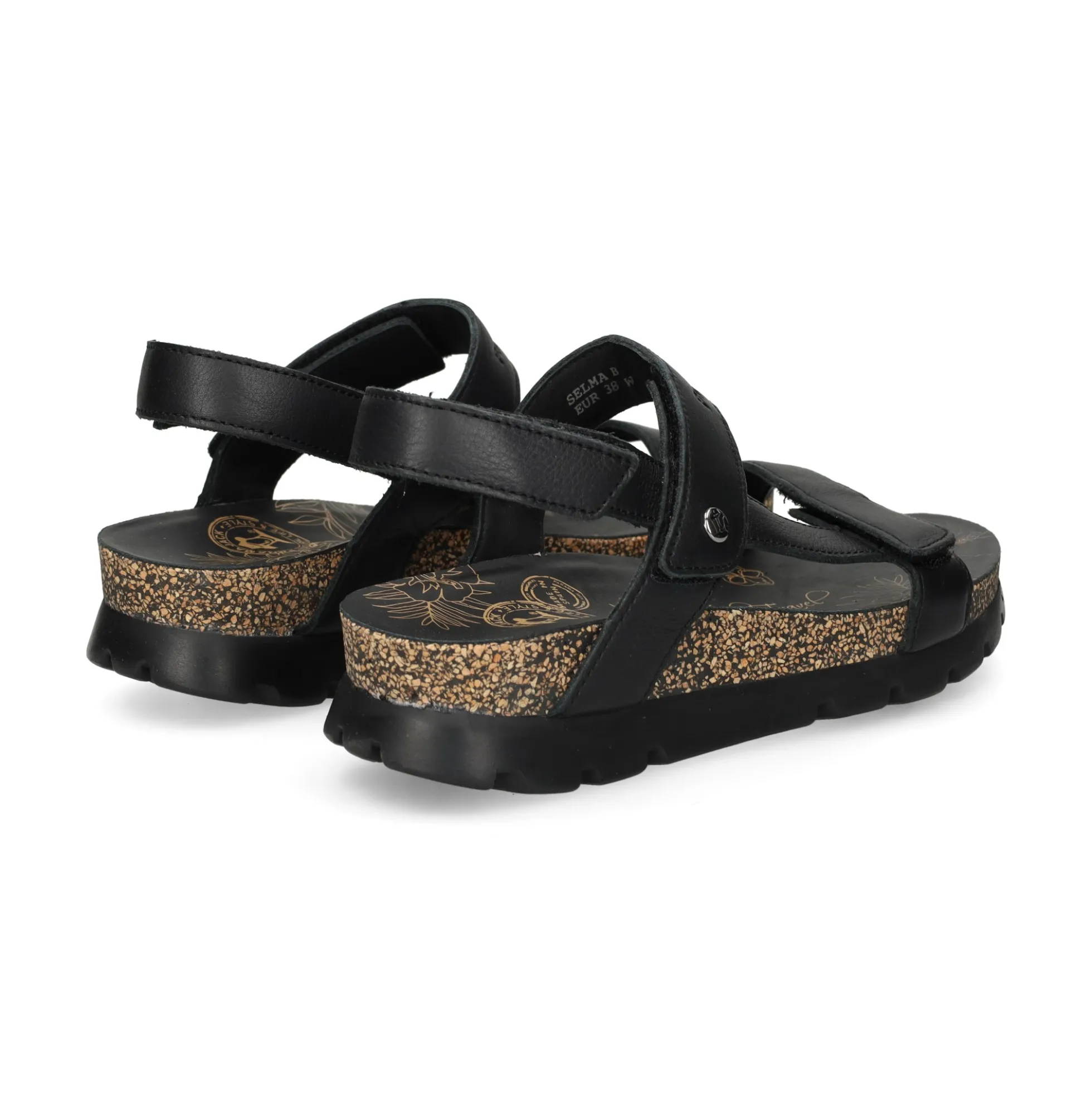 PANAMA JACK Sandalias planas de Mujer Selma B4 Negro