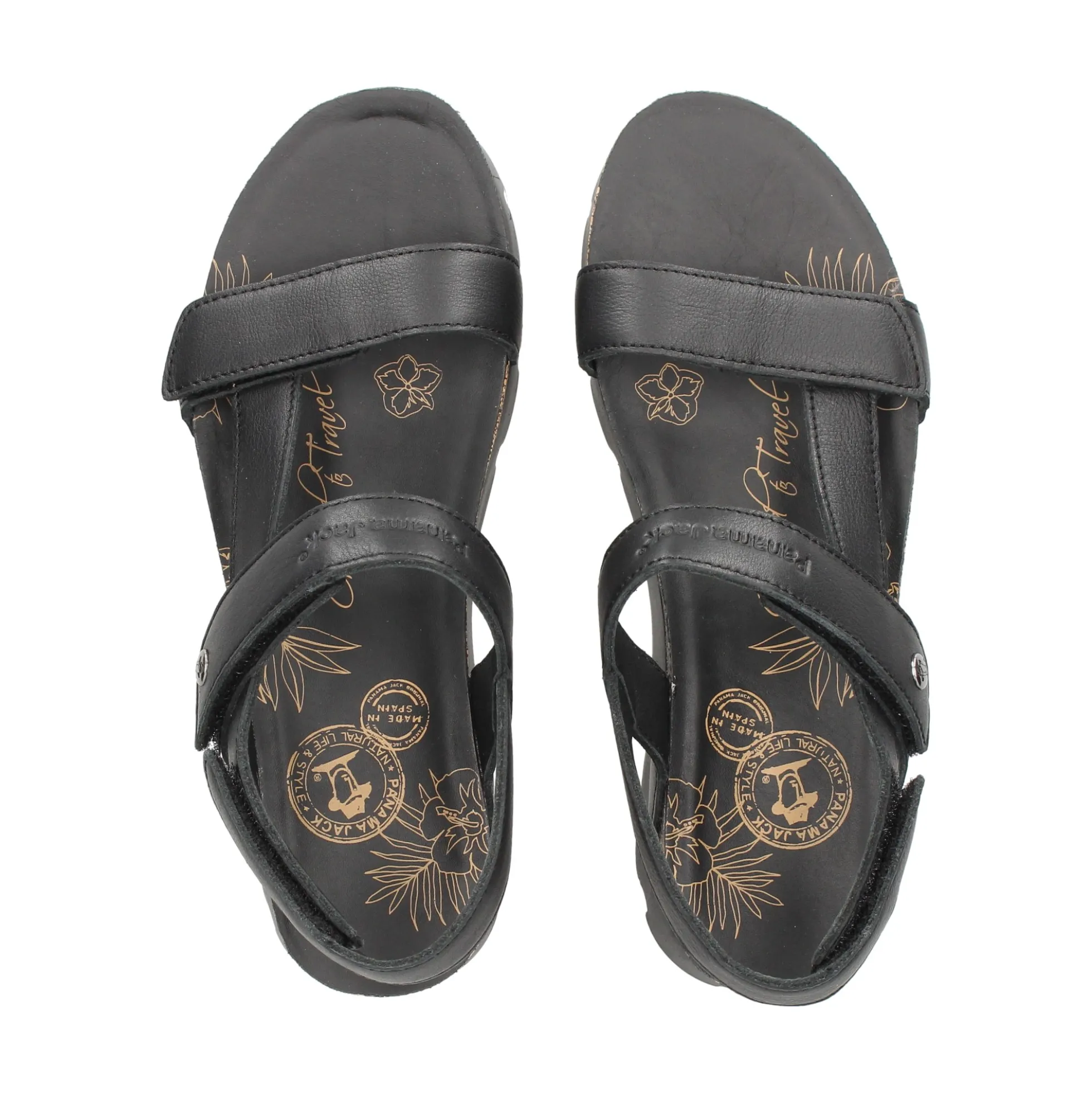 PANAMA JACK Sandalias planas de Mujer Selma B4 Negro