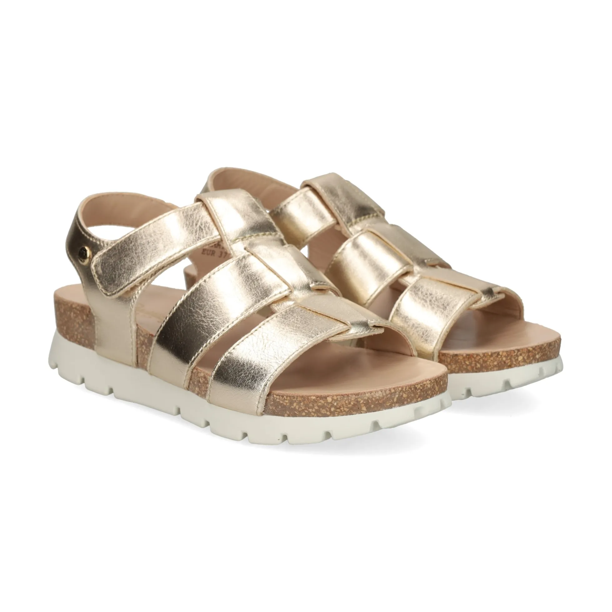 PANAMA JACK Sandalias planas de Mujer Sammy Shine B1 Oro