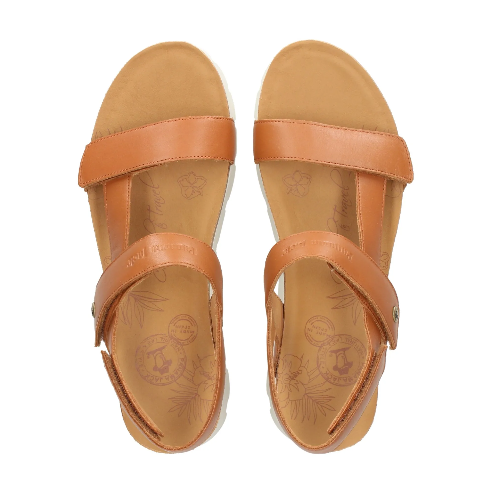 PANAMA JACK Sandalias planas de Mujer Selma B7 CUERO