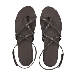 PEDRO GARCIA Sandalias planas de Mujer PELLIN OFF BLACK