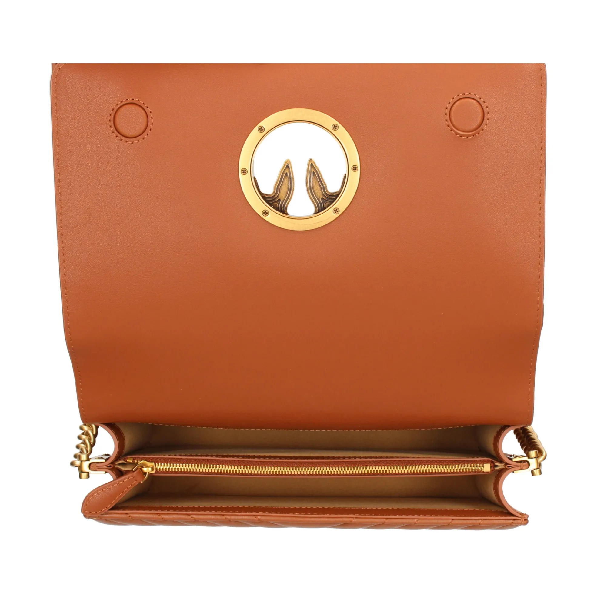 PINKO Bolsos 100063 L48Q CUOIO/GOLD