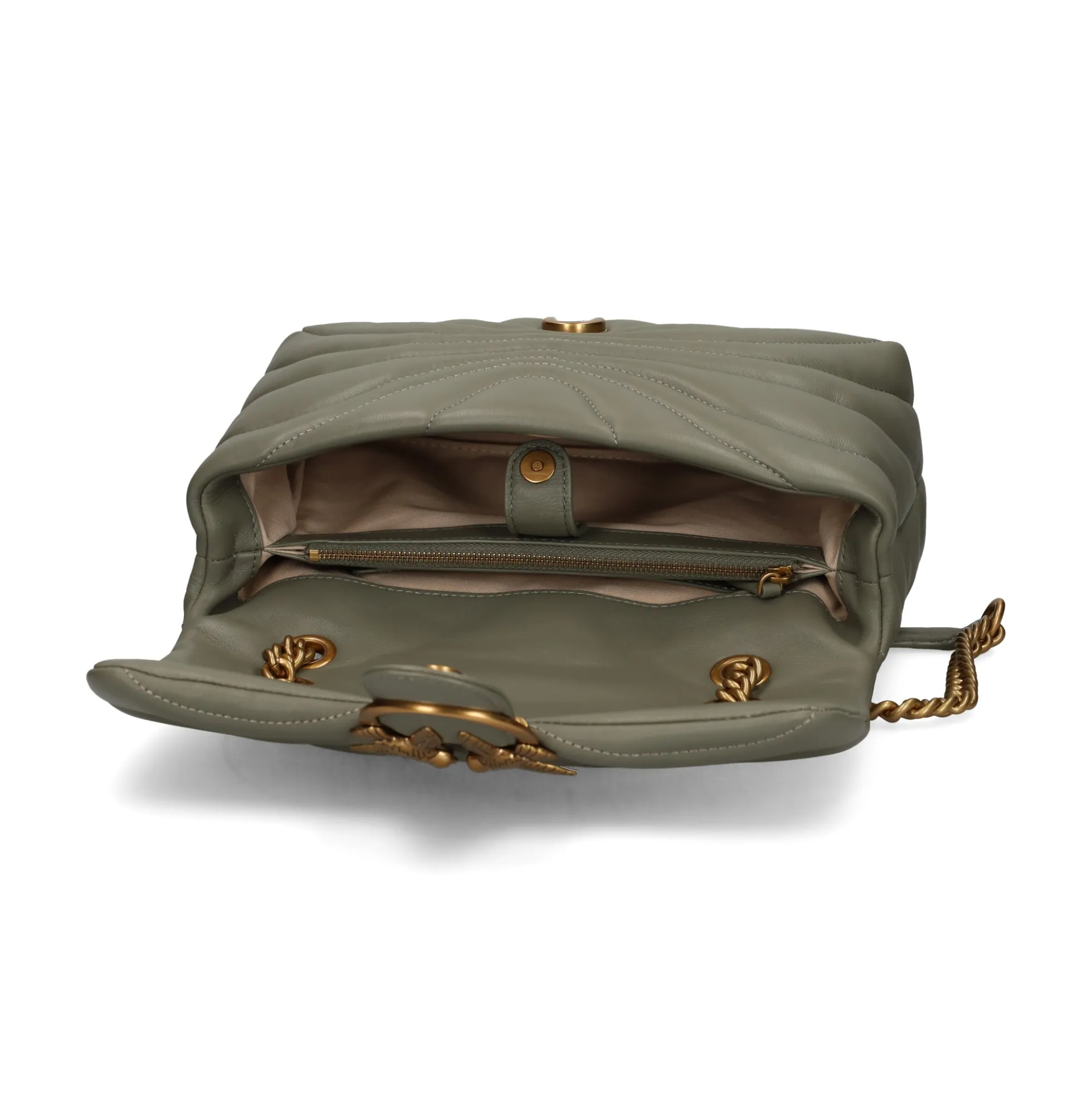 PINKO Bolsos 100038 U84Q VERDE/GOLD
