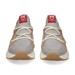 PINKO Zapatillas de Mujer SS0023 NIB PIOMBO/NUDE