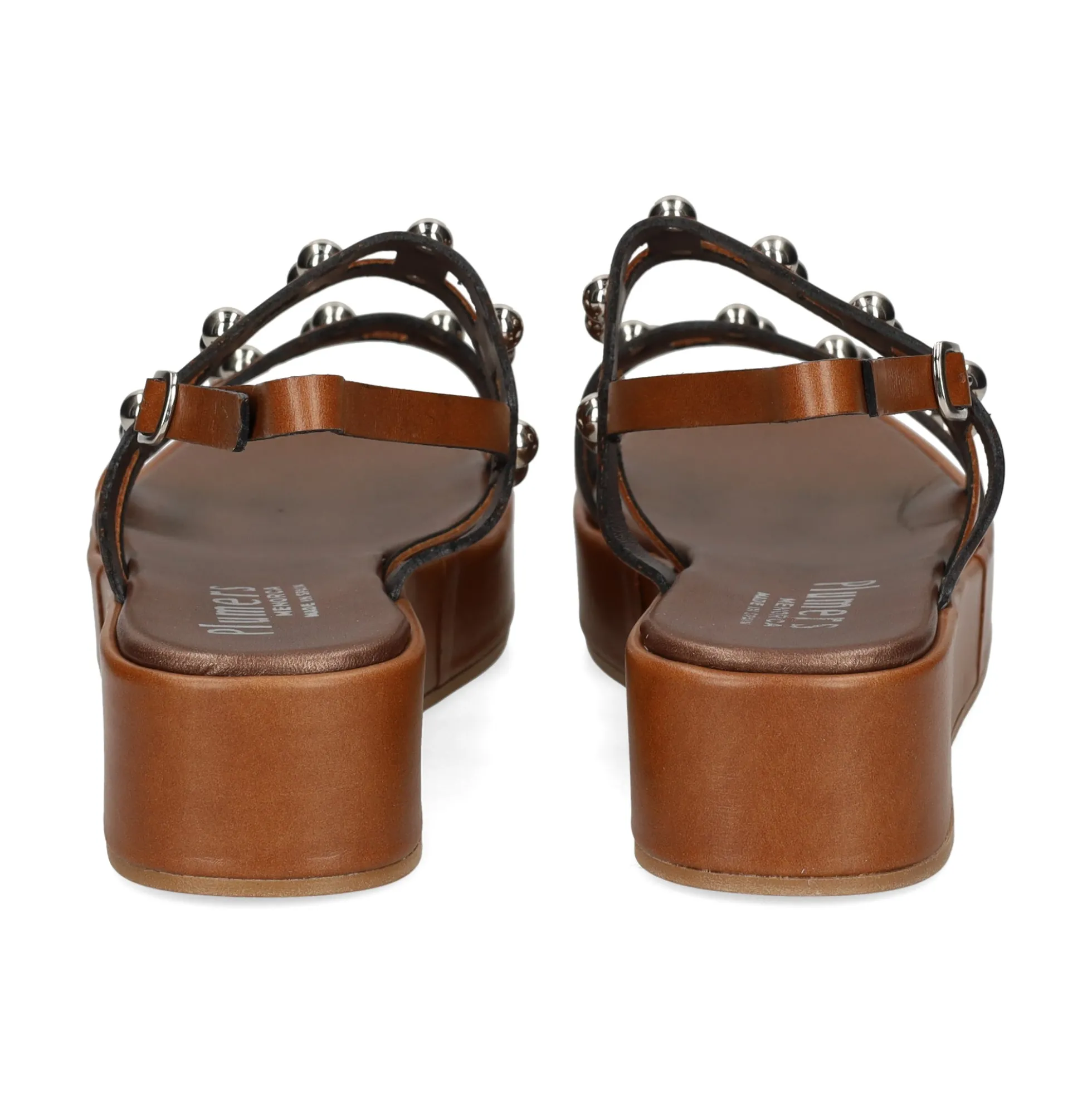 PLUMERS Sandalias con plataforma de Mujer 3762 CUERO