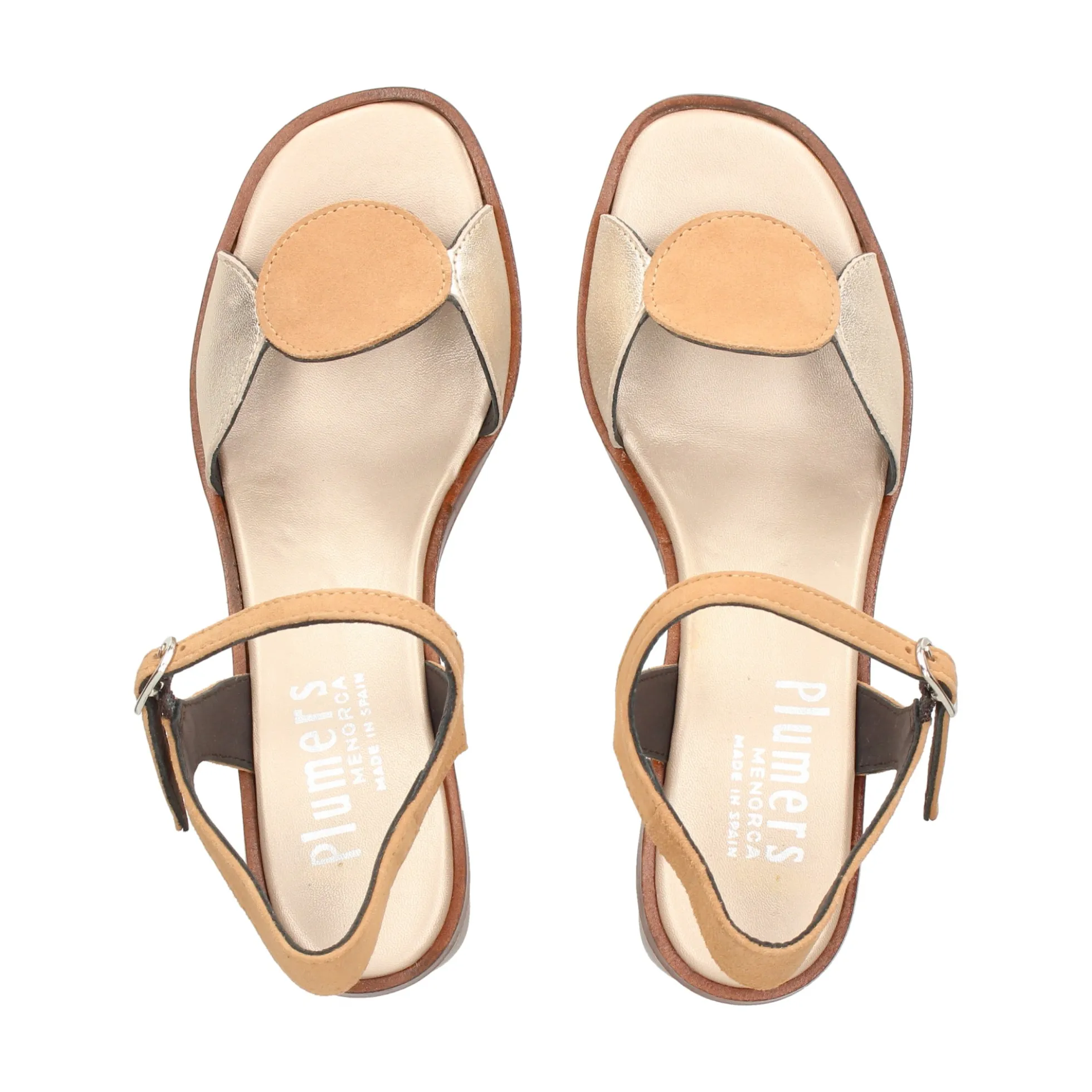PLUMERS Sandalias con tacón de Mujer 3962 CUERO