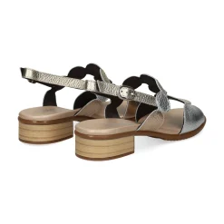 PLUMERS Sandalias planas de Mujer 3914 PLATINO