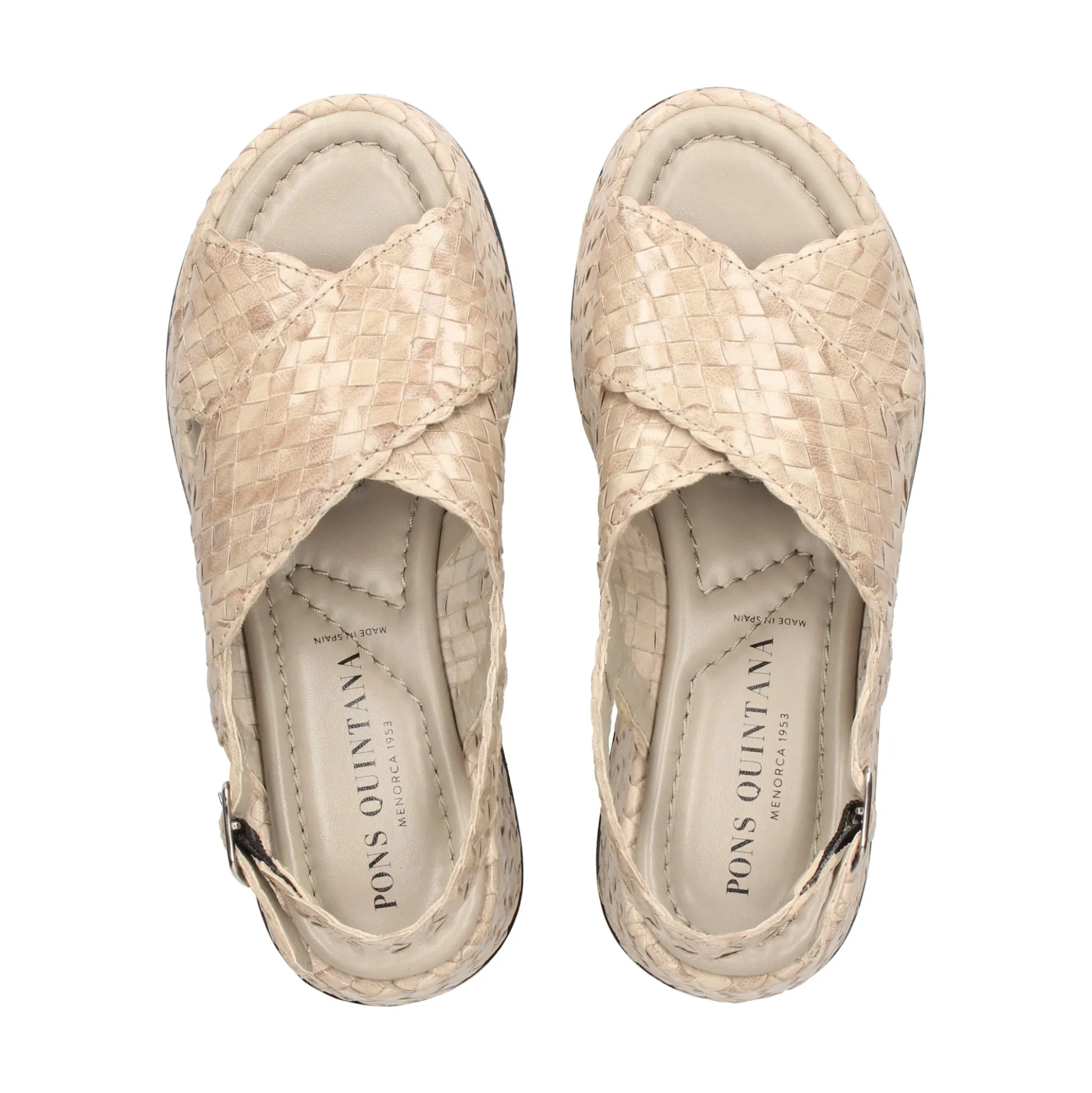 PONS QUINTANA Sandalias con plataforma de Mujer 10829.T00 081 FUMO