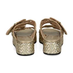 PONS QUINTANA Sandalias con plataforma de Mujer 12036.000 66 PLATINO