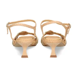 PONS QUINTANA Sandalias con tacón de Mujer 10881.000 MARFIL