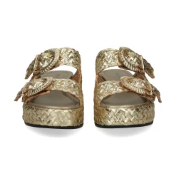 PONS QUINTANA Sandalias con plataforma de Mujer 9808.000 66 PLATINO