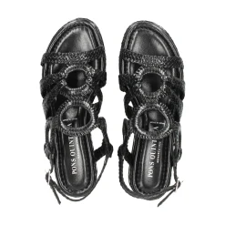 PONS QUINTANA Sandalias con plataforma de Mujer 11250.000 09 NEGRO