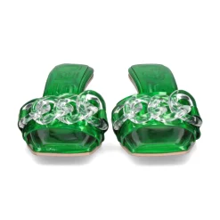 RAS Sandalias con tacón de Mujer 7128 GLOOM GREEN