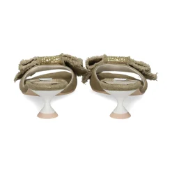 RAS Sandalias con tacón de Mujer 8449 KAKI
