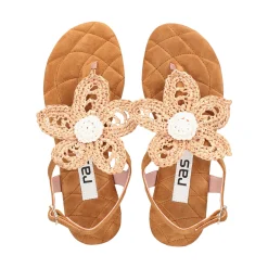 RAS Sandalias planas de Mujer 8431 TAN