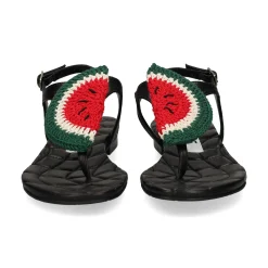 RAS Sandalias planas de Mujer 8433 NEGRO