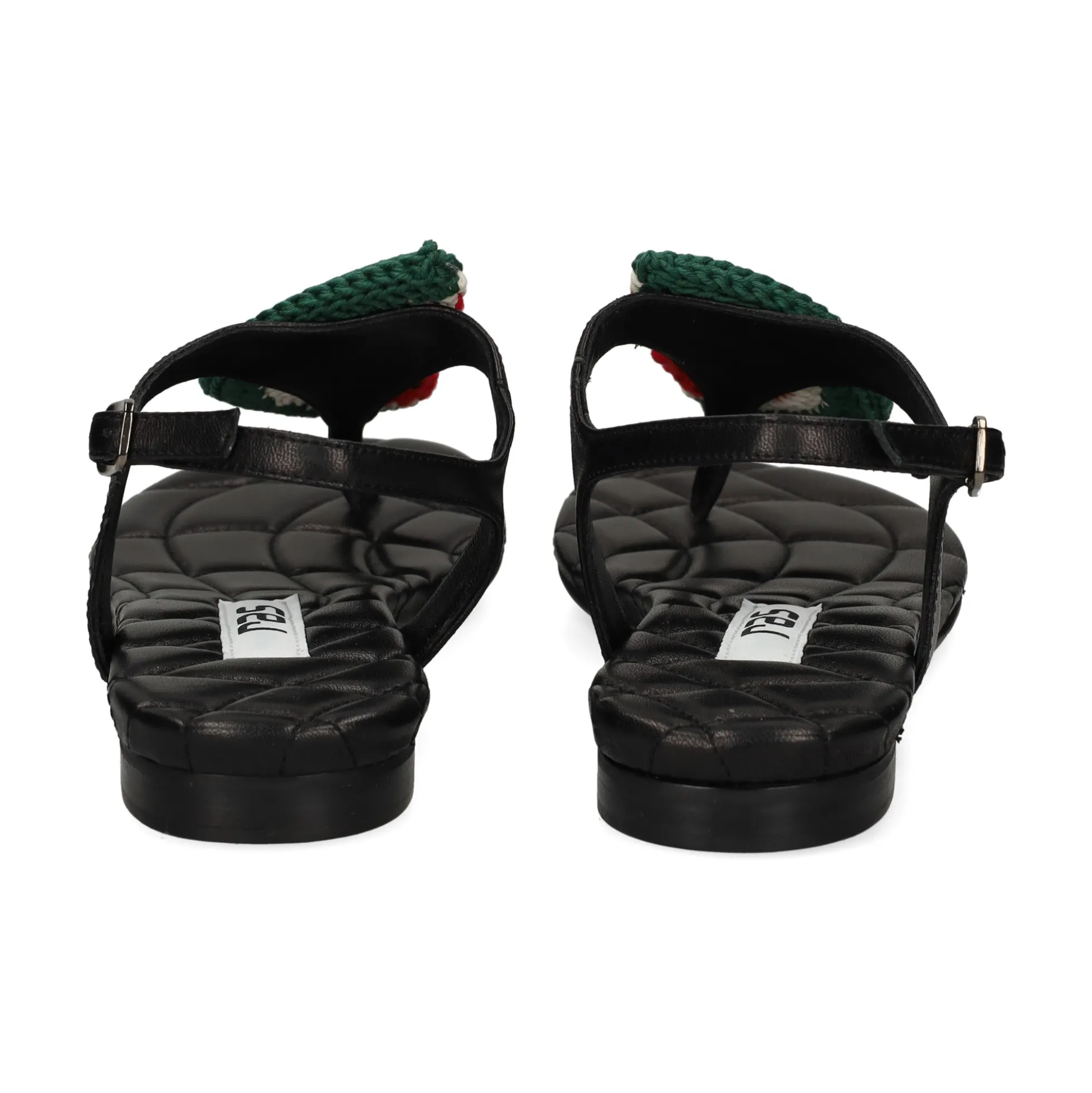 RAS Sandalias planas de Mujer 8433 NEGRO