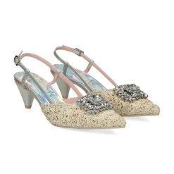 RAS Zapatos de tacón medio de Mujer 7606 TRIGO