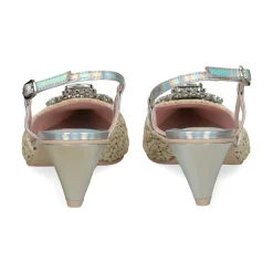 RAS Zapatos de tacón medio de Mujer 7606 TRIGO