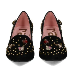 RAS Zapatos de tacón medio de Mujer 7324 NEGRO