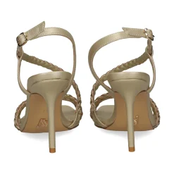 Sandalias con tacón de Mujer AV6731 / 2 PLATINO