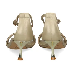 Sandalias con tacón de Mujer AV6728 / 1 PLATINO